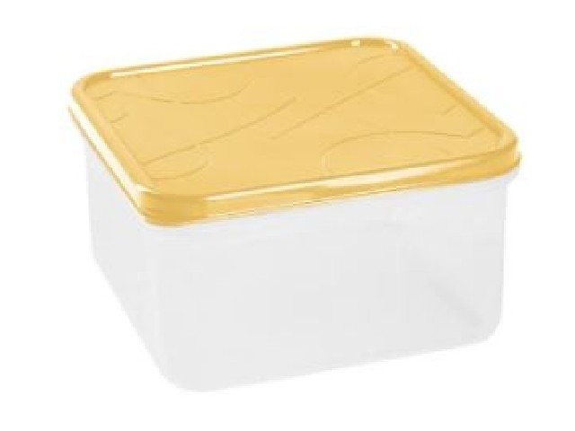 Контейнер для продуктов Modena квадратный 0,4л с гибкой крышкой (светло-бежевый)